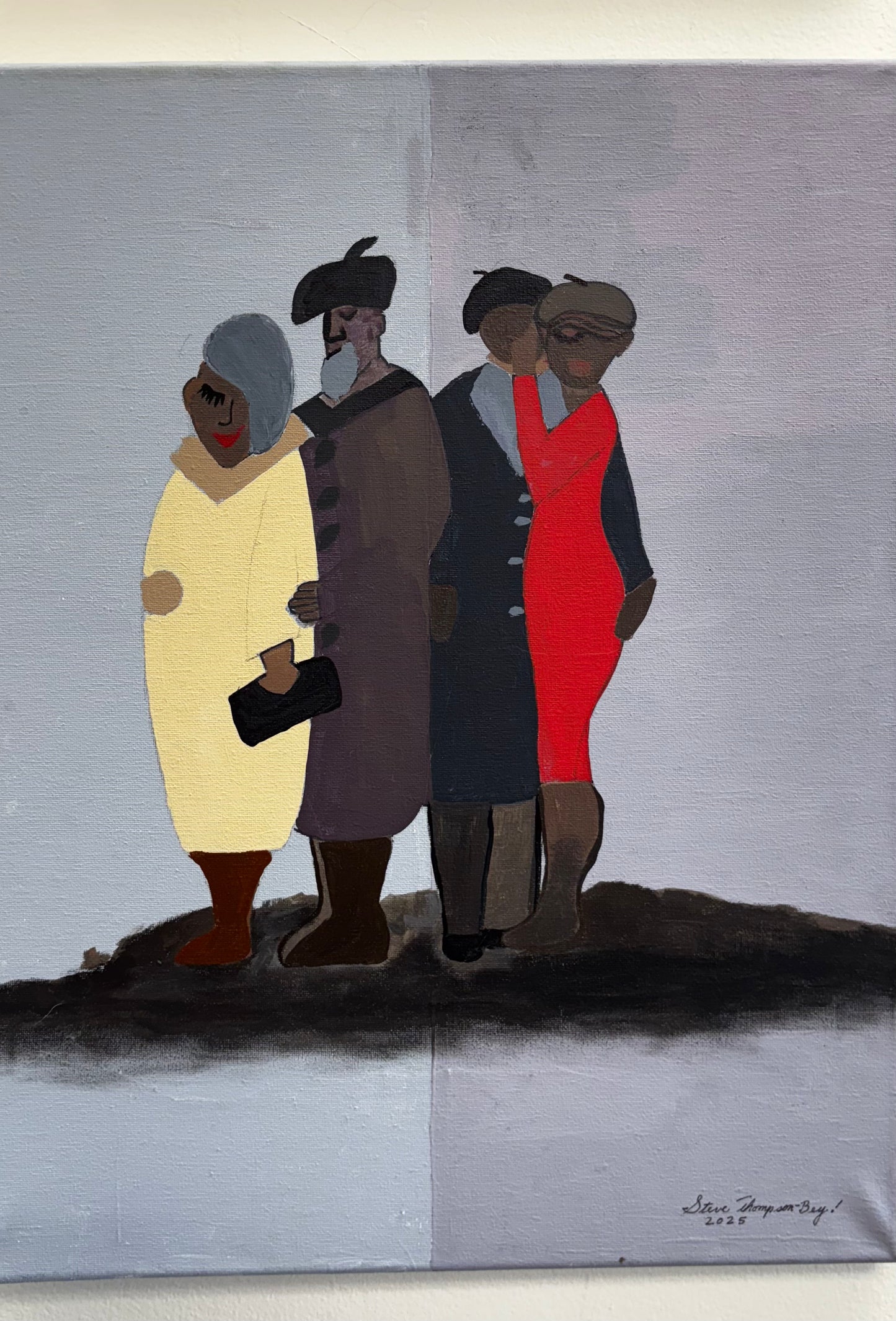 Date Night in Harlem Painting