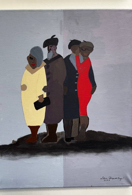 Date Night in Harlem Painting