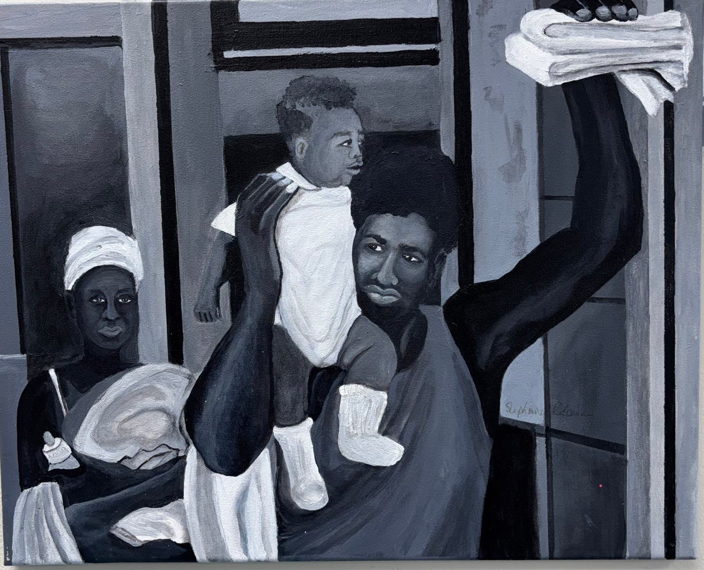 Familiar on Porch 16x20...$150